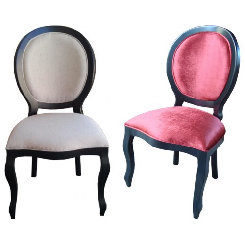 Cadeira Medalhão sem Entalhe sem Braço - Encosto Liso/Assento Fixo Cadeira Medalhão sem Entalhe sem Braço - Encosto Liso/Assento Fixo