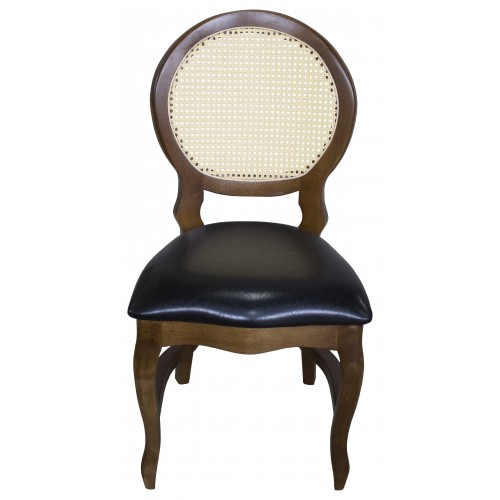 Cadeira Medalhão-Nina sem Entalhe sem Braço - Encosto Tela Portuguesa/Assento Removível - Empilhável Cadeira Medalhão-Nina sem Entalhe sem Braço - Encosto Tela Portuguesa/Assento Removível - Empilhável